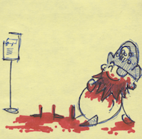 the comic panel with blank on the left and pirate on the right